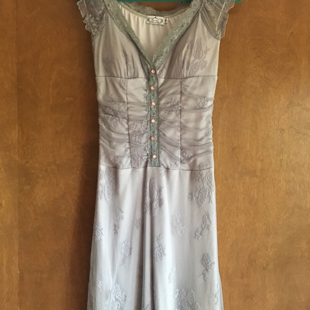 Grey dressy dress